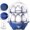 DARK BLUE, variant on 3-in-1 Electric Egg Cooker for Hard Boiled Eggs, Poacher Eggs, Omelet Maker & Vegetable Steamer, Holds 7