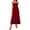 Wine, variant on CIENVNSTG Women's Spaghetti Strap Maxi Dress Summer Sleeveless Dress Casual Boho Tube Top Backless Flowy Long Dresses Purple L