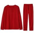 thumbnail image 2 of Pxiakgy suits for women womens suits 2 piece set Ladies' Solid Color Sweater Casual Suit Sportswear Long Sleeved Trousers Two Piece Set Multi-color+M, 2 of 4