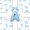 White Blue A, variant on Erosebridal Monogrammed J Twin Quilt Set for Boys Girls, Blue Princess Ribbon Twin Coverlet Set, 2pcs