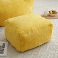 thumbnail image 5 of Miniyam Premium Lounge Chair & Ottoman Set, High-Density Foam Support for Back and Arms, Versatile Accent Chair (Yellow), 5 of 9
