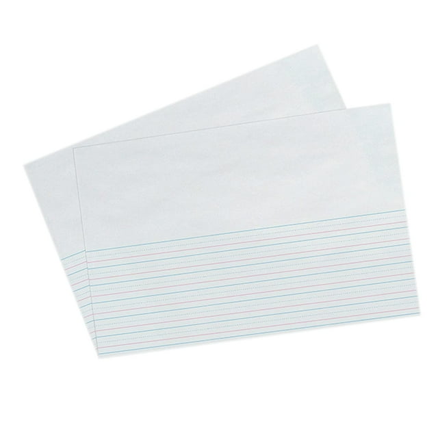 Zaner-Bloser Picture Story Paper Grado 1 5/8"" x 5/16"" x 5/16"" Rayado Largo 18"" x 12"" 250 hojas por paquete 2 paquetes