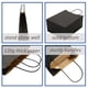 thumbnail image 3 of Bolsas de regalo Ronvir, 50 unidades, grandes, negras, 25 x 13 x 33 cm, color kraft, 3 of 9