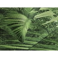 thumbnail image 4 of Ambesonne Nature Quilted Bedspread Set 3 Pcs, Palm Trees Exotic Plants, King Size, Green, 4 of 5