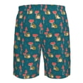 thumbnail image 6 of Naloa Frog and Mushrooms Men's Beach Shorts, Surfing shorts, Swim trunks, Quick Dry Swim Trunks for Surfing Beach Fun - Large, 6 of 9