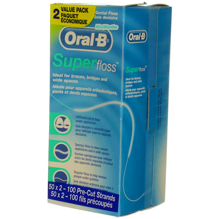 Oral-B® Superfloss™ Mint Dental Floss, 50 ct - King Soopers
