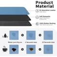 thumbnail image 5 of Coffee Mat - Absorbent Hide Stain Rubber Backed Dish Drying Mat for Kitchen Counter - Bar Mats for Countertops Fit Under Coffee Maker Espresso Machine, 5 of 5