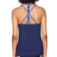 thumbnail image 2 of Womens Medium Santa Cruz Sierra Tankini Top Swimwear M, 2 of 3