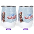 thumbnail image 2 of Hello Winter Miniature American Shepherd Smiling in Red Scarf Hat Welcome Christmas 12oz Stainless Steel Wine Tumbler Insulated Cup with Lid MAS Dog Lover Gifts - 00017, 2 of 5