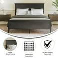 thumbnail image 5 of Flash Furniture Fiona Platform Bed Frame Queen Dark Gray (MG090029QBDKGRY), 5 of 11
