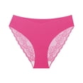 thumbnail image 4 of MuZeFu Underwear for Women Hipster Women Solid Color Patchwork Briefs Panties Underwear Knickers Bikini Underpants, 4 of 7