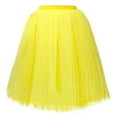 thumbnail image 3 of CHUOU Adult A-line Tulle Skirt Bridesmaid Petticoat Tutu for Women, 3 of 3