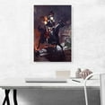 thumbnail image 2 of ARTCANVAS Ballad Of Leonore 1839 Canvas Art Print by Horace Vernet - Size: 26" x 18" (0.75" Deep), 2 of 9