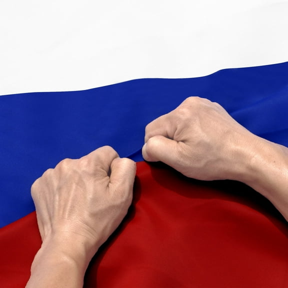 Anley 3' x 5' Rip-Proof Technology Double Sided 3-Ply Russia Flag