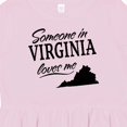thumbnail image 4 of Inktastic Someone in Virginia Loves Me Girls Toddler Dress, 4 of 5
