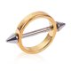thumbnail image 1 of Joyería piercing de la decoración del anillo del pezón del acero inoxidable de moda, 1 of 6