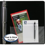 Angle View: C-Line Peel & Stick Add-On Filing Pockets, 25", 11 x 8 1/2, 10/Pack