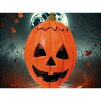 Trick Or Treat Studios MAJMDP121 Adults Don Post Studios Halloween 3 Season of The Witch Orange Pumpkin Latex Mask