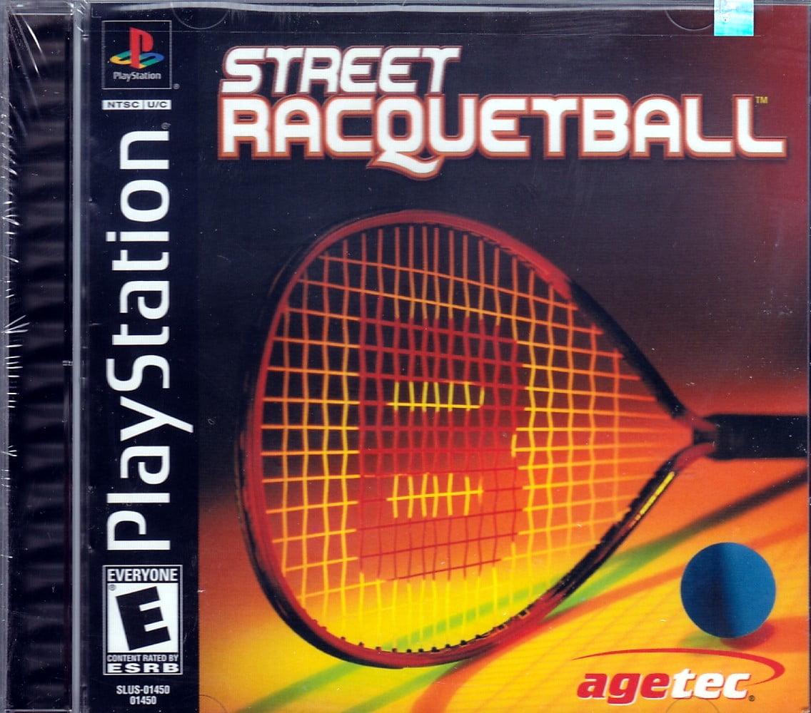 STREET RACQUETBALL Original Playstation One Racket Game