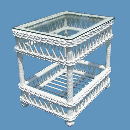 Spice Island Bar Harbor Wicker End Table
