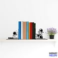 thumbnail image 3 of Handmadetneonsign Astronaut Riding Rocket Metal Bookends, Astronaut Name Bookend, Astronaut Table Bookshelf Decor 80233, 3 of 4