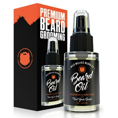 Wild Willies Beard Oil, Premium Beard Oil and Conditioner, 2 (Best Vitamins To Grow Beard)