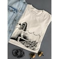 thumbnail image 3 of Overfishing Crisis T-Shirt Women -Wilfred Hildonen Designs, Female Large, 3 of 4