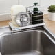 thumbnail image 4 of Matsuzay Organización eficiente para fregadero de cocina, soporte de esponja de acero inoxidable, solución que ahorra espacio Hardware todo negro, 4 of 6