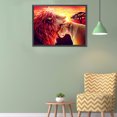 thumbnail image 4 of Cuadros Decorativos Paisaje hecho a mano animales 5D DIY taladro redondo completo dibujo Kit diamante pintura Ndcxsfigh Nuevos Originales, 4 of 5