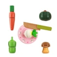 thumbnail image 2 of Juegos de comida de madera para niños, juguetes de rol, juego de corte, juguetes para cortar comida, juguetes para niños pequeños Vegetales, 2 of 8