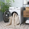 thumbnail image 4 of SAFAVIEH Easy Care Travis Diamond Area Rug, Ivory, 6' x 9', 4 of 12