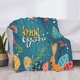 thumbnail image 3 of Fotbe Happy Easter Manta de Franela con Estampado, Manta Ultrasuave para Cama, Sofá, Auto, Hipoalergénica y Antibolitas-40"x30", 3 of 6