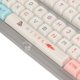 thumbnail image 3 of Teclas de teclado PBT estilo PX inglés rosa azul 125 teclas XDA altura sublimación térmica DIY Keycap para teclado mecánico, 3 of 8