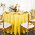 thumbnail image 1 of Wedding Linens Inc. 108" Seamless Round Crushed Taffeta Tablecloth Crinkle Taffeta Tablecloths - Canary Yellow, 1 of 1
