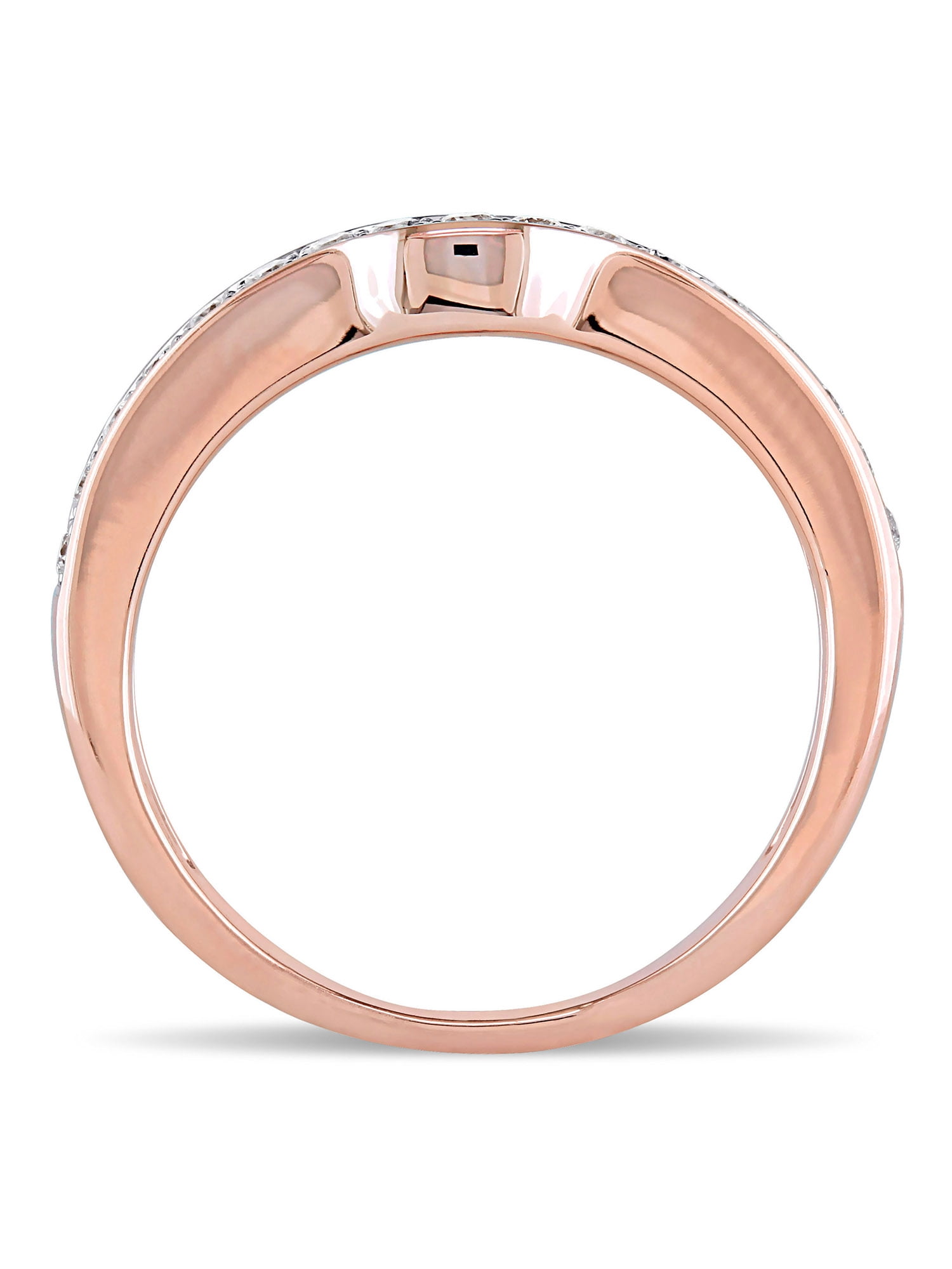 Everly Women's Diamond 14k Rose Gold Wedding Ring