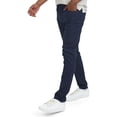 thumbnail image 2 of Pantalones DKNY Livianos para Viaje para Hombre Corte Skinny Azul Marino, 2 of 5