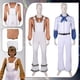 thumbnail image 2 of Disfraz de ABBA, Bjorn Ulvaeus, disfraz de fantasía de los años 70 y 80, para hombre adulto, camisetas, pantalones, trajes, Halloween, carnaval, 2 of 5