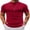 Dark Red, variant on Mens Mock Turtleneck Sweater Short Sleeve Slim Fit Turtle Neck Sweaters Casual Basic Tee Ribbed Knit Pullover Tops