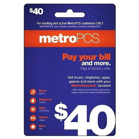 (Email Delivery) MetroPCS $40 Payment Card