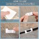 thumbnail image 5 of 100 Pieces Self-adhesive Cable Clips Finisher Wire Clamp Sticky Clear Cable Clip, 5 of 5