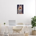 thumbnail image 2 of Contemporary Fox Urban Splatter Animals & Insects Painting Unframed Art Print Wall Art, 2 of 6