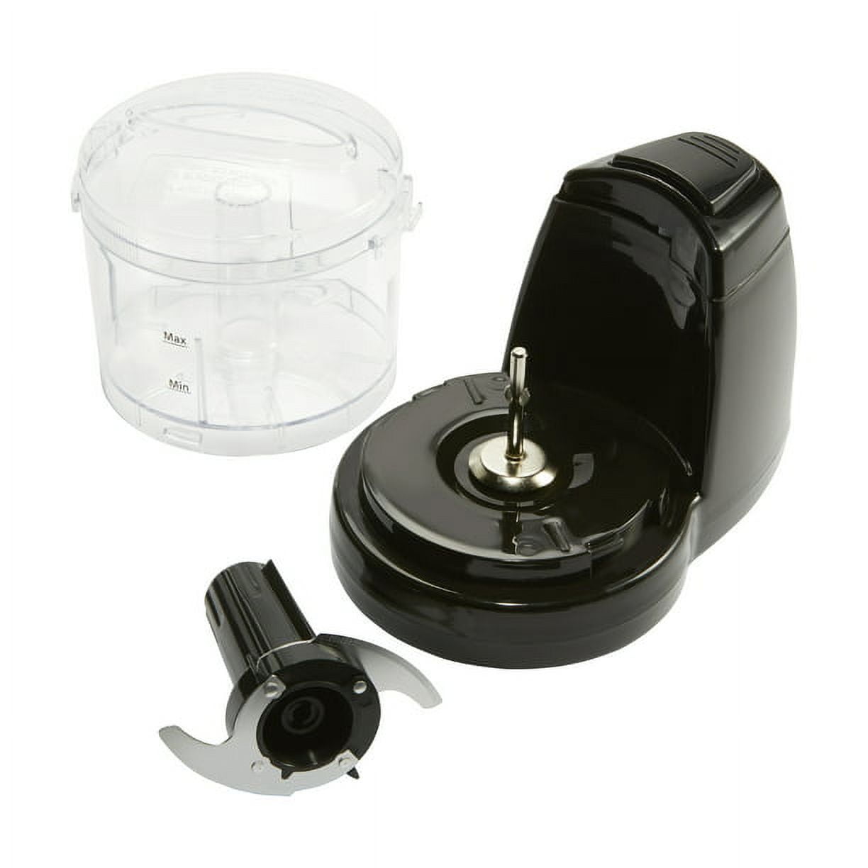 Mainstays 1.5 Cup, One-Touch Pulse, Mini Food Chopper, Material Black Plastic, Model 201782