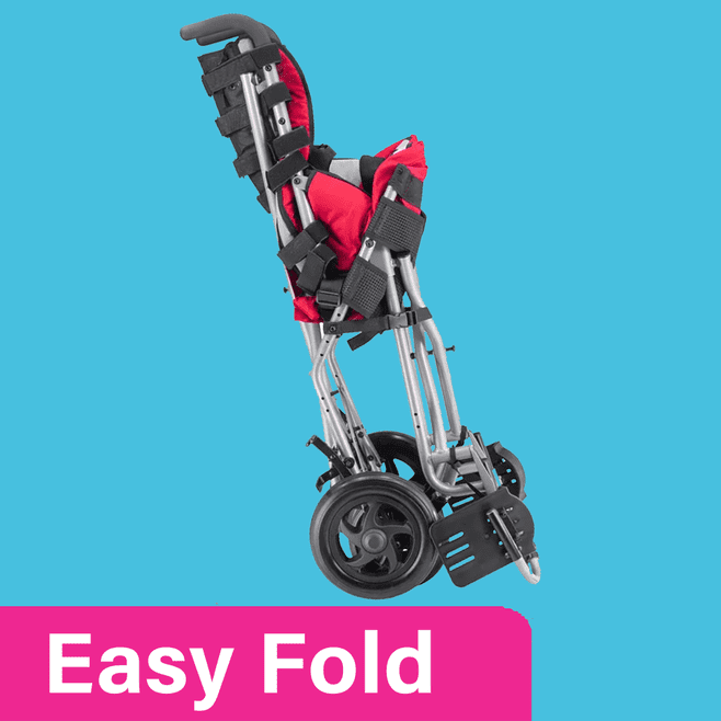SMILEZ Adaptive Pediatric Stroller for Special Needs Kids, Umbrella Pushchair for Disability, Easy Folding