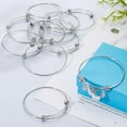 thumbnail image 4 of 1 bag 12pcs Adjustable 201 Stainless Steel Expandable Bangle Making Stainless Steel color 0.16cm Inner Diameter: 2-1/8 inch(5.5cm), 4 of 6