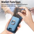 thumbnail image 5 of Allytech Google Pixel 7 Pro Case, Detachable Magnetic Wallet Case with Card Holder & Ring Stand, Support Car Mount, Premium PU Leather Shockproof Durable Protective Slim Case Cover - Blue, 5 of 11
