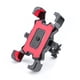 thumbnail image 3 of Cateissary Soporte de teléfono para bicicleta, soporte de bicicleta ajustable antideslizante de 4,5-6,8 pulgadas, accesorio de soporte de montaje portátil Electrónica Rojo para manillar, 3 of 6