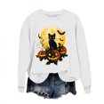 thumbnail image 2 of Heisall Womens Sweatshirts Long Sleeve Round Neck Loose Casual Halloween Print No Hood Autumn Winter 2025 New Arrival Fashion Sweatshirts, 2 of 6