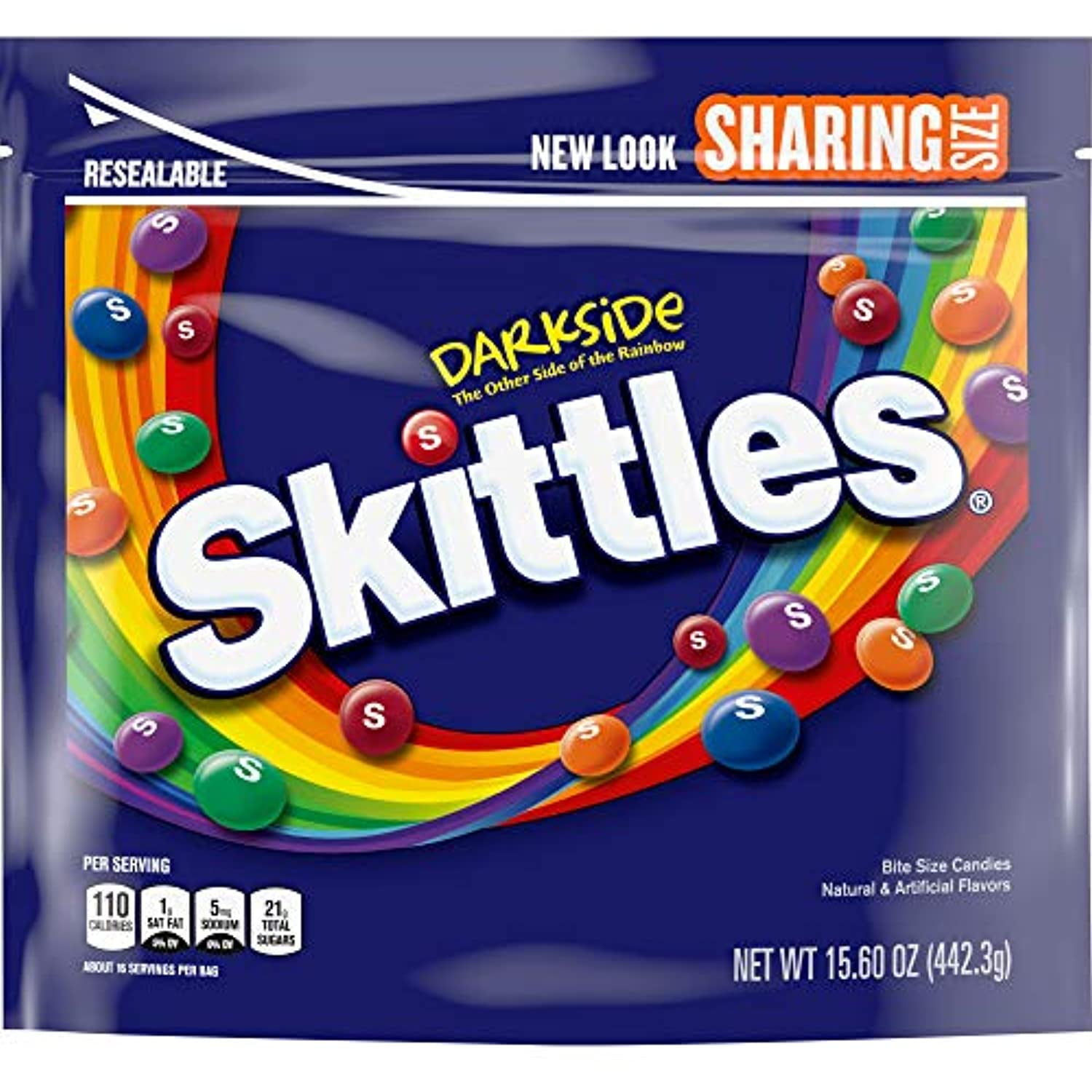 Skittles Darkside Sharing Size Candy, 15.6-Ounce Bag Ghana | Ubuy