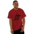 thumbnail image 5 of Spiritual Animal Elephant Triangle Men's Graphic T Shirt Tees Brisco Brands M, 5 of 6