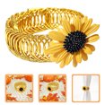 thumbnail image 2 of piezas de hebillas para sujetar cortinas, adornos para cortinas, sujetadores para cortinas con diseño de girasol., 2 of 7